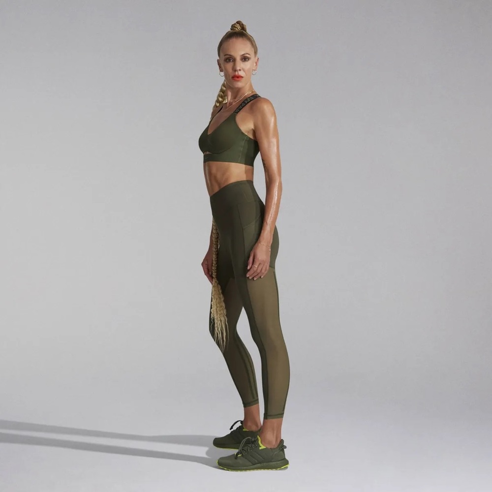 Adidas x Ivy Park Womens Peloton Athletic Stretch Base Layer Legging - 3x